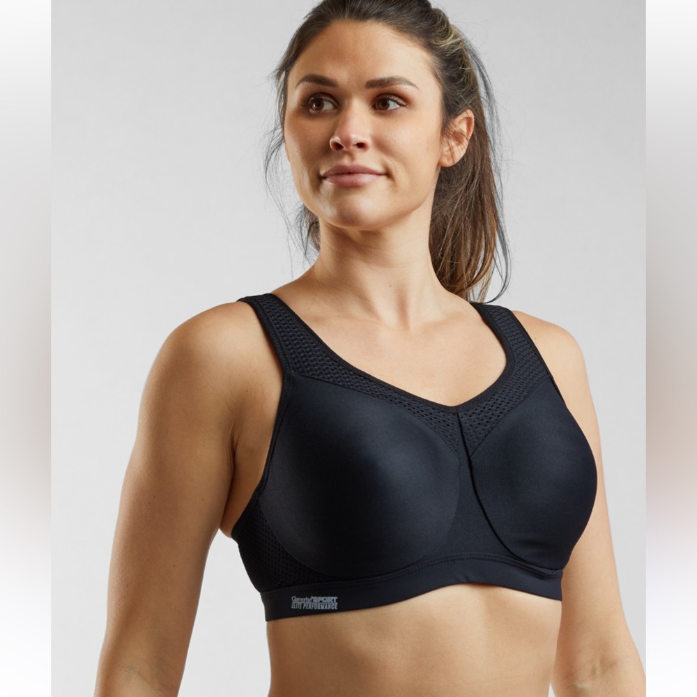 NEW Glamorise Sport Elite Performance Sports Bra High Impact Wireless 40D nwot